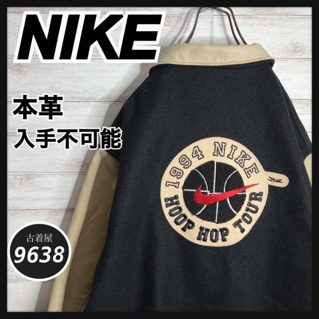 内祝い】 NIKE - 【入手不可能!!】ナイキ ✈︎刺繍 本革 レザー