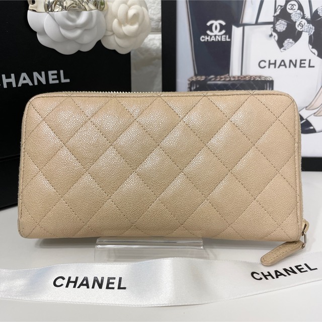CHANEL - CHANEL✨シャネル✨長財布✨キャビアスキン✨ラウンド