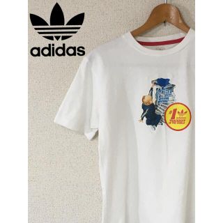 アディダス(adidas)のアディダスオリジナルス フロントプリント 白 ホワイト 70's モチーフ(Tシャツ/カットソー(半袖/袖なし))