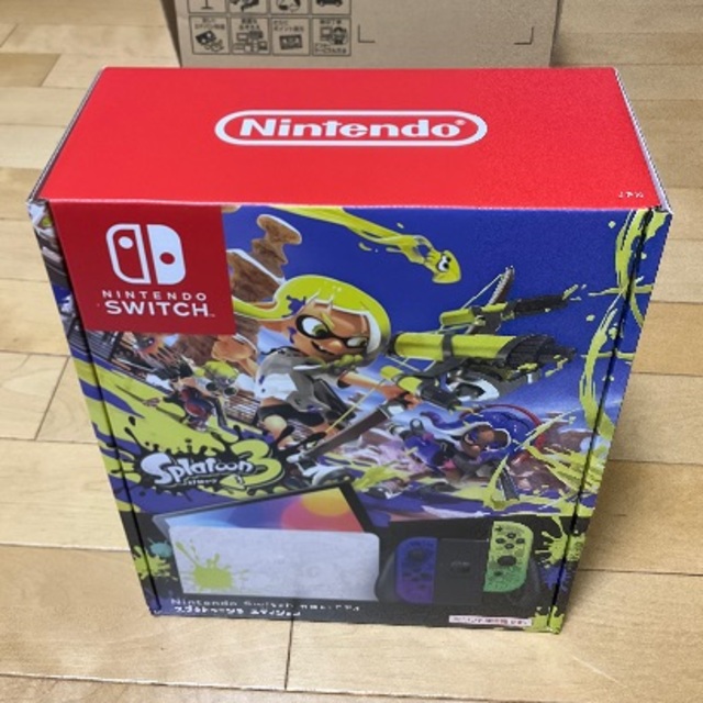 任天堂(ニンテンドウ)のNintendo Switch スプラトゥーン３エディション 新品 未開封 エンタメ/ホビーのゲームソフト/ゲーム機本体(家庭用ゲーム機本体)の商品写真