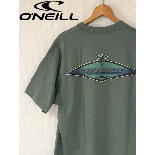 オニール(O'NEILL)のオニール くすみグリーン アースカラー ガムガム 多分 90's(Tシャツ/カットソー(半袖/袖なし))