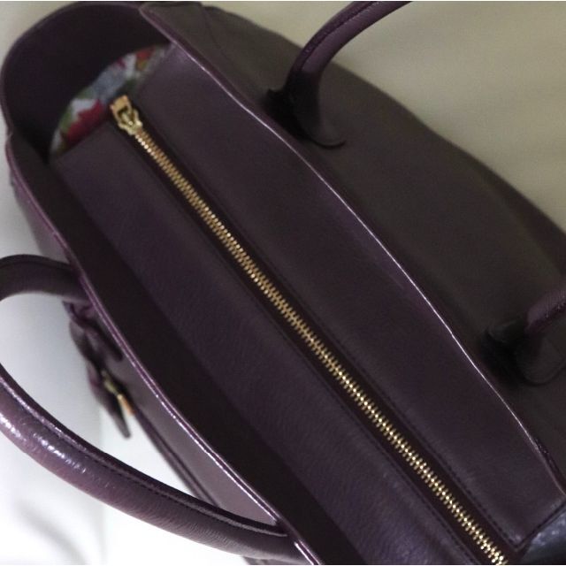 まりあんぬ様専用】濱野 フィオーレ ボクシートート ハナエル プラム