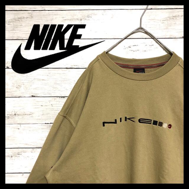 【※メキシコ製】NIKE ナイキ★ワンポイント黒刺繍ロゴ スウェット XXL希少