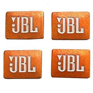 JBL スピーカー用エンブレム オレンジ (4個セット)(スピーカー)