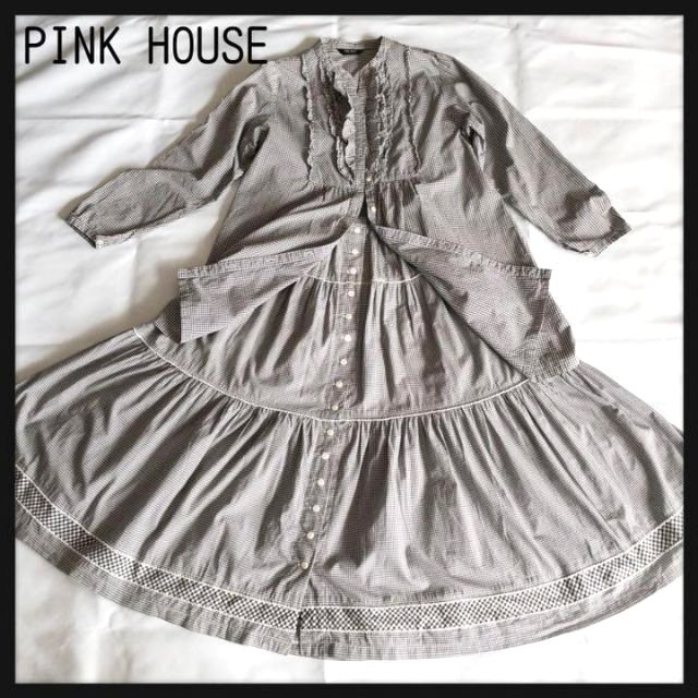 Pink Houseピンクハウス　ワンピース&スカート　セットアップ　チェック