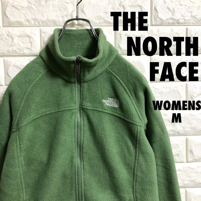 THE NORTH FACE(ザノースフェイス)の美品　ザノースフェイス　フルジップ　フリースジャケット　刺繍　レディースMサイズ レディースのジャケット/アウター(ブルゾン)の商品写真