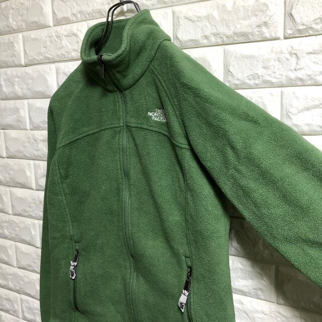 THE NORTH FACE(ザノースフェイス)の美品　ザノースフェイス　フルジップ　フリースジャケット　刺繍　レディースMサイズ レディースのジャケット/アウター(ブルゾン)の商品写真