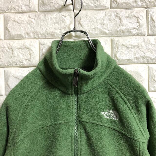 THE NORTH FACE(ザノースフェイス)の美品　ザノースフェイス　フルジップ　フリースジャケット　刺繍　レディースMサイズ レディースのジャケット/アウター(ブルゾン)の商品写真