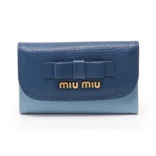 ミュウミュウ(miumiu)のmiumiu カードケース　ミニ財布(財布)