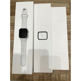 アップルウォッチ(Apple Watch)のApple Watch Series4 40mm ステンレス シルバー ホワイト(腕時計(デジタル))