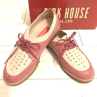 ピンクハウス(PINK HOUSE)の未使用新品【PINKHOUSE】ピンクハウス　コンビシューズ(ローファー/革靴)