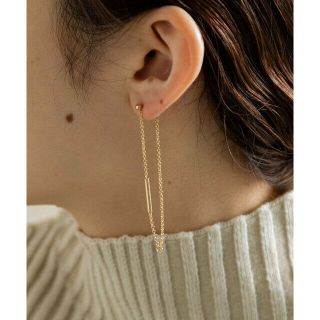 スメリー(SMELLY)の【GLD】メタルチェーンバーキリカエピアス(ピアス)