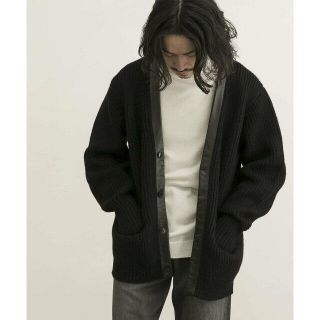 アーバンリサーチ(URBAN RESEARCH)の【BLACK】COSEI 5G両畦 CARDIGAN(カーディガン)