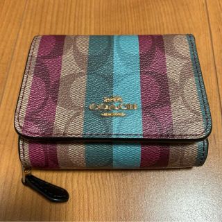 コーチ(COACH) シグネチャー 財布(レディース)(パープル/紫色系)の ...