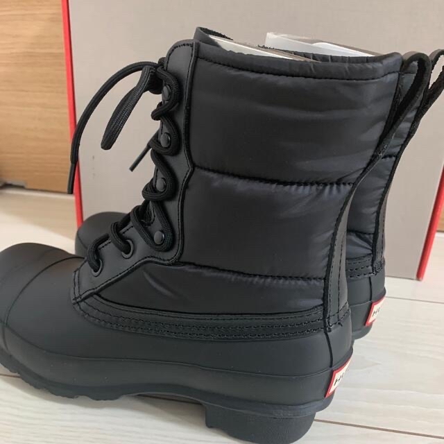 HUNTER 新品 未使用 レースアップダウンレインブーツ アウトドア