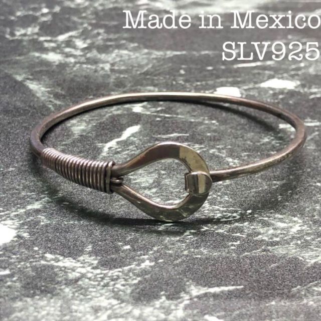新商品 メキシコ Taxco タスコ シルバー925 カフバングル ブレスレット