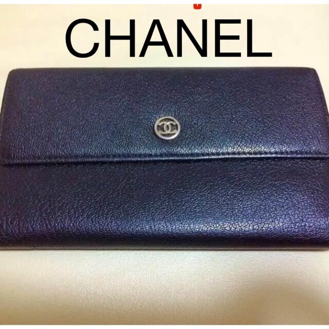 ファッション小物確実正規品‼︎ CHANEL 長財布