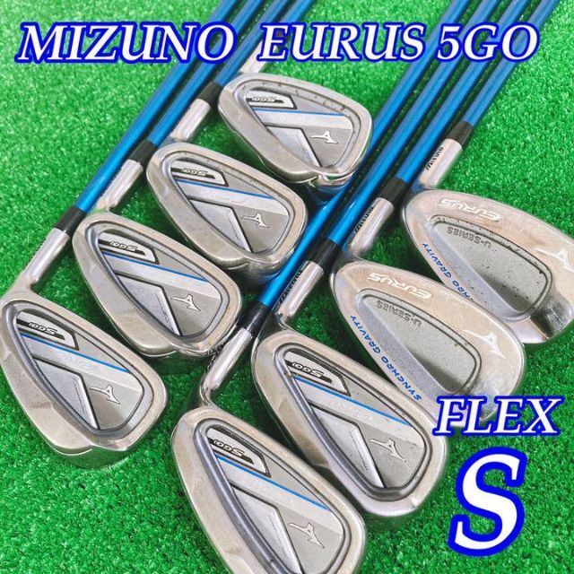 ミズノ Mizuno EURUS RX アイアン 6本セット【5〜9・P】