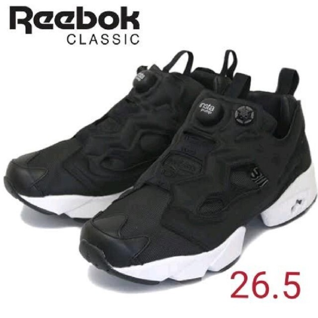 Reebok インスタポンプフューリー OG ブラック/ホワイト V65750