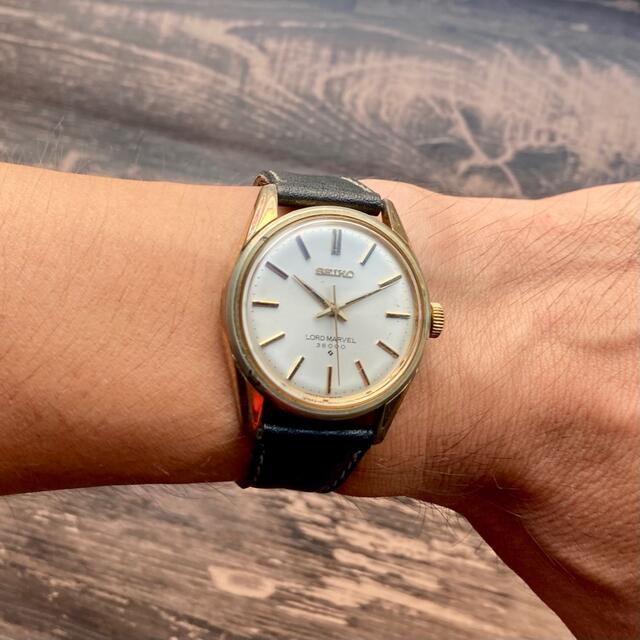 動作品】セイコー ロードマーベル アンティーク 腕時計 1974年 手巻き