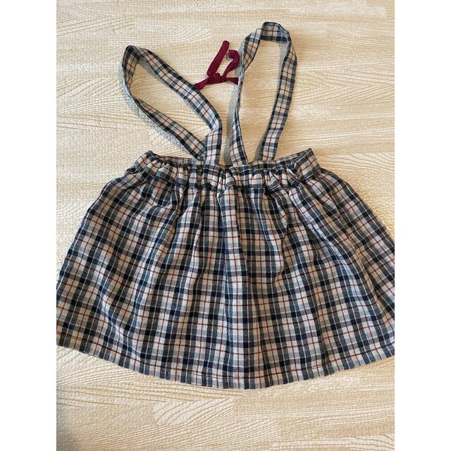 ZARA KIDS(ザラキッズ)のzarakids チェックスカート キッズ/ベビー/マタニティのキッズ服女の子用(90cm~)(スカート)の商品写真