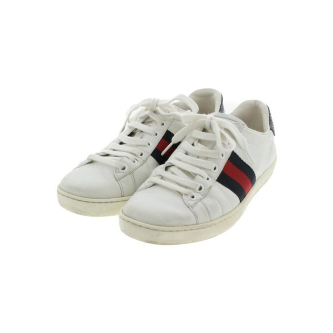 Gucci - GUCCI グッチ スニーカー 36(22.5cm位) 白 【古着】【中古】の