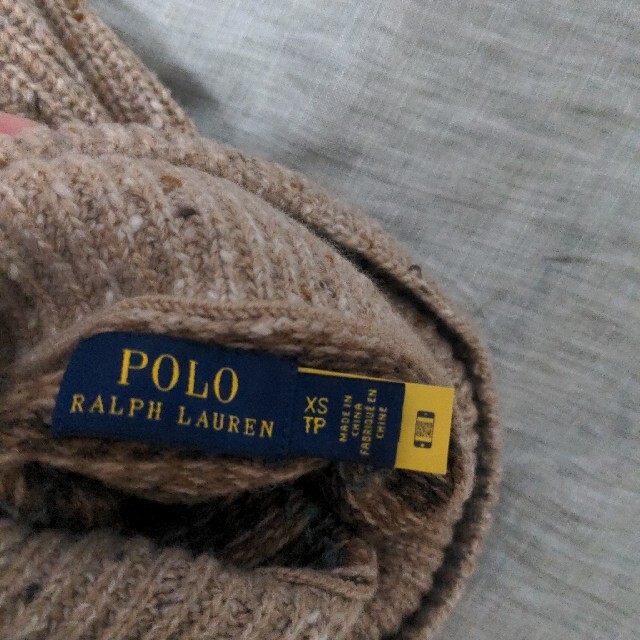 POLO RALPH LAUREN(ポロラルフローレン)の青リンゴ様専用　ポロラルフローレン　タートルニット　ブラウン　XS レディースのトップス(ニット/セーター)の商品写真