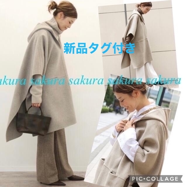 victorianポンチョ￼L新品タグ付き ミューズドゥドゥーズィエムクラス victorianポンチョ