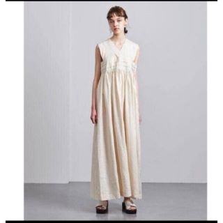 ハイク(HYKE)のhyke ハイク　LINEN MAXI DRESS 1(ロングワンピース/マキシワンピース)