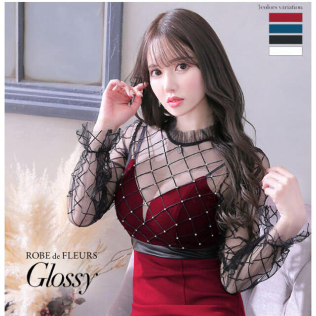 ♡ローブドフルール glossy♡新品ナイトドレス
