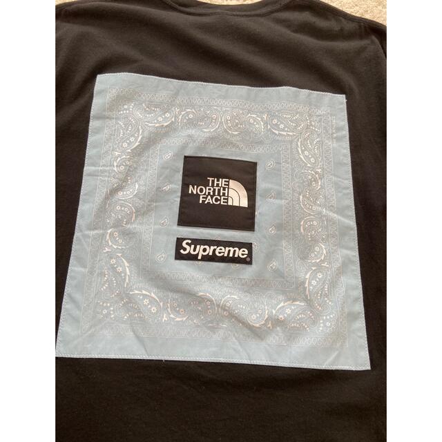 supreme north face bandana tee  L