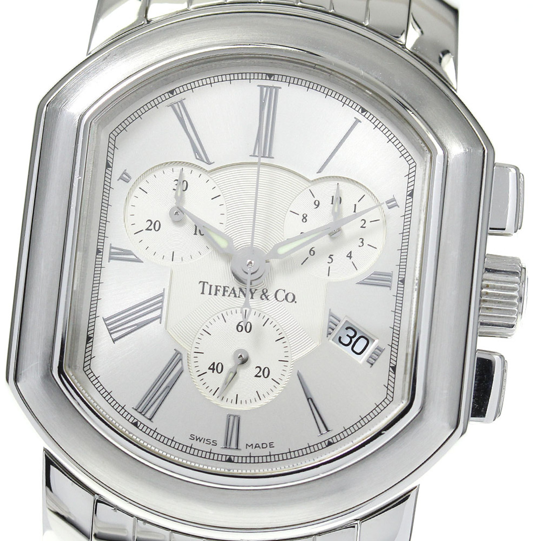 【希少！！】 Tiffany & Co. - 【TIFFANY&Co.】ティファニー マーククーペ クロノグラフ クォーツ メンズ_705624 腕時計(アナログ)