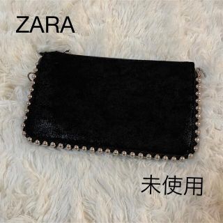 ザラ(ZARA)の【まあこ様専用】ZARA ザラ　チェーンバッグ　マウジーデニム　2点セット(ショルダーバッグ)