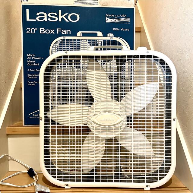 LASKO　ラスコ　ボックスファン　扇風機　サーキュレーター スマホ/家電/カメラの冷暖房/空調(扇風機)の商品写真