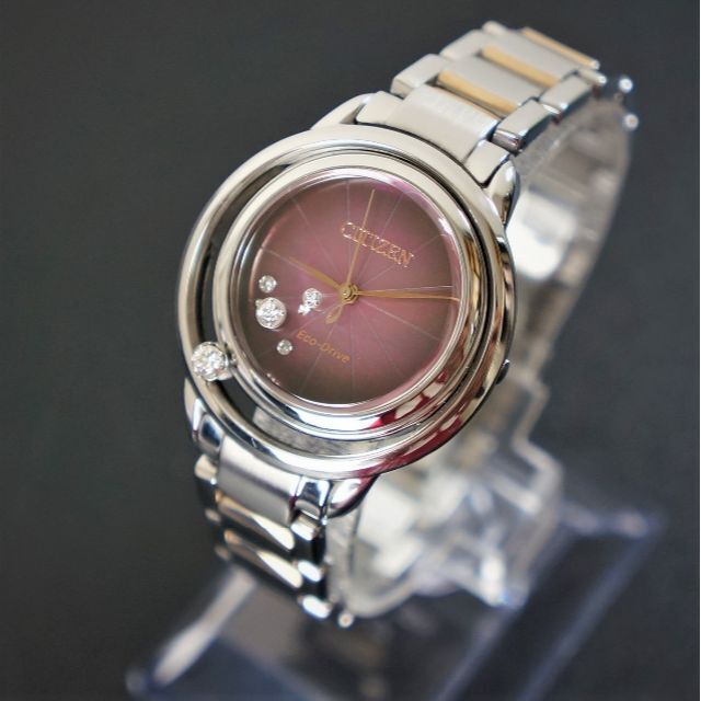 CITIZEN(シチズン)の【稼働美品】シチズンエル　Arcly Collection　5Pダイヤ　ケース付 レディースのファッション小物(腕時計)の商品写真