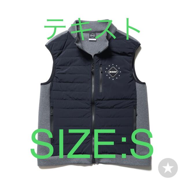 FCRB TECH SWEAT HYBRID VEST GRAY ベスト S