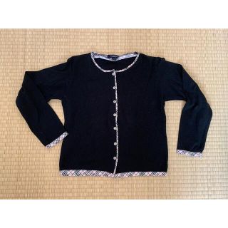 バーバリー(BURBERRY)の★値下げしました★ バーバリー  カーディガン　紺色　M(カーディガン)