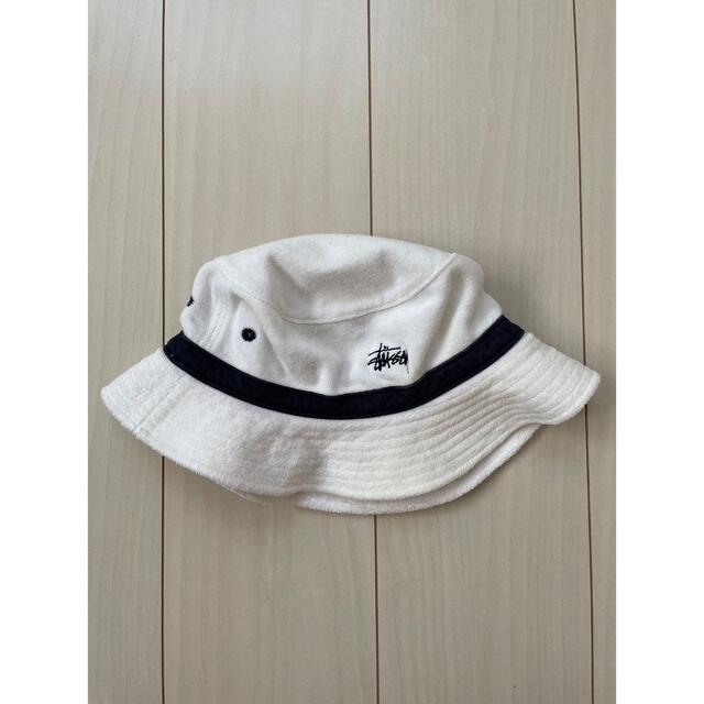 STUSSY - 90s old stussy パイル バケットハット 帽子 USA ビンテージ