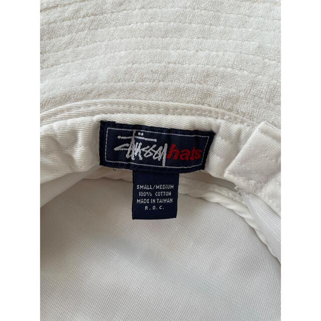 STUSSY - 90s old stussy パイル バケットハット 帽子 USA ビンテージ