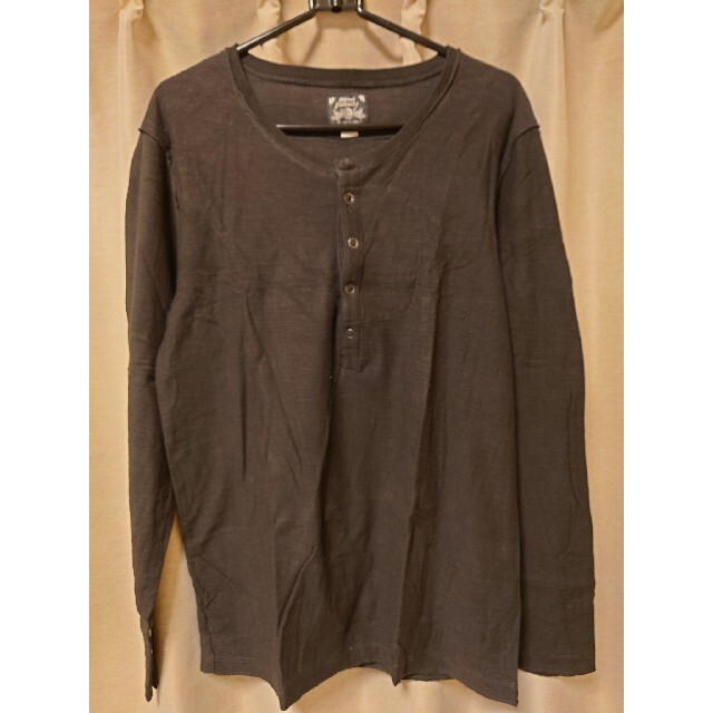 DIESEL(ディーゼル)のDIESELヘンリーネック長袖シャツ メンズのトップス(Tシャツ/カットソー(七分/長袖))の商品写真