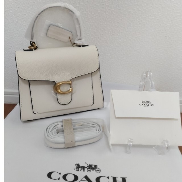 COACH コーチ レザー タビー トップ ハンドル 20 ショルダーバッグ