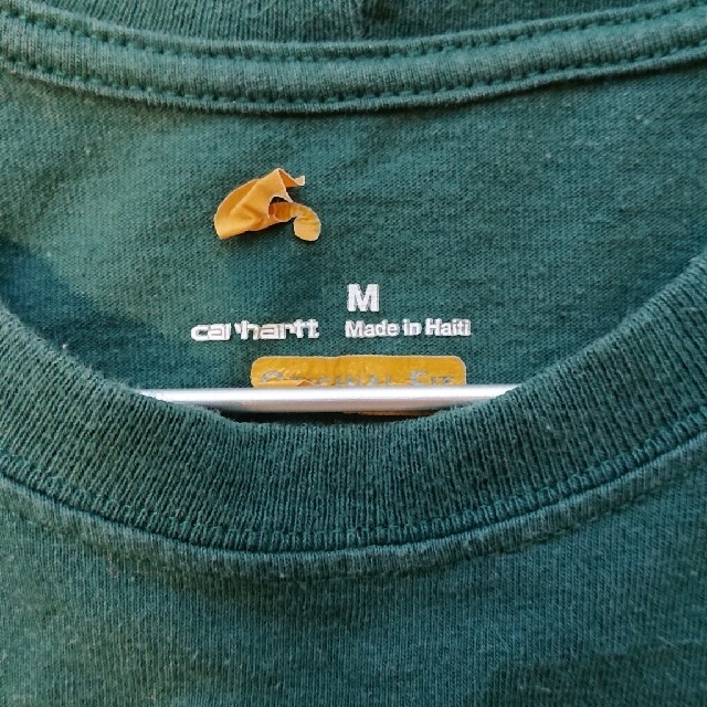 carhartt(カーハート)のCarhartt ロンT サイズM グリーン メンズのトップス(Tシャツ/カットソー(七分/長袖))の商品写真