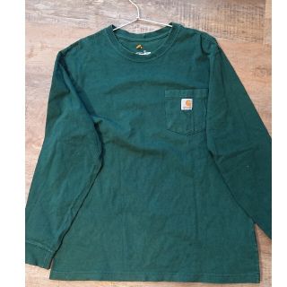 カーハート(carhartt)のCarhartt ロンT サイズM グリーン(Tシャツ/カットソー(七分/長袖))