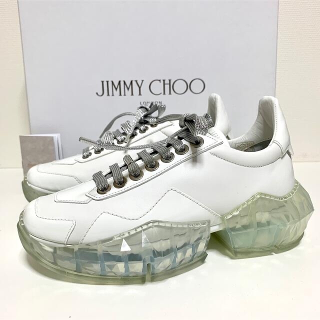 JIMMY CHOO(ジミーチュウ)の新品未使用 JIMMY CHOO ジミーチュウ ダイヤモンドスニーカー 36 レディースの靴/シューズ(スニーカー)の商品写真