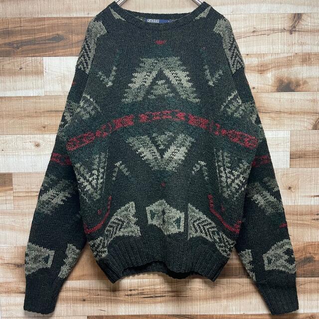 48%割引 半額 Ralph Lauren - 【美品】【レア】Ralph Lauren ハンド 最安の新品 【タナカ様専用になります】RALPH LAUREN ハンドニット ネイティブ その他