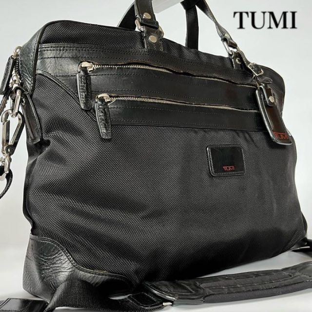 【良品】TUMI ビジネスバッグ　ボストン　ブラック　ブリーフ　ショルダー