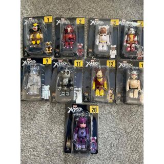 ベアブリック(BE@RBRICK)のMARVEL X-MEN ハッピーくじ BE@RBRICK 9点セット(アメコミ)