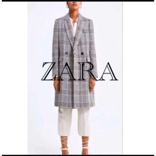 ザラ(ZARA)のZARAブレザーコート(M)(ロングコート)