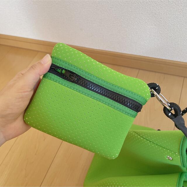 未使用♪q bag / Lサイズ ライムグリーン レディースのバッグ(トートバッグ)の商品写真