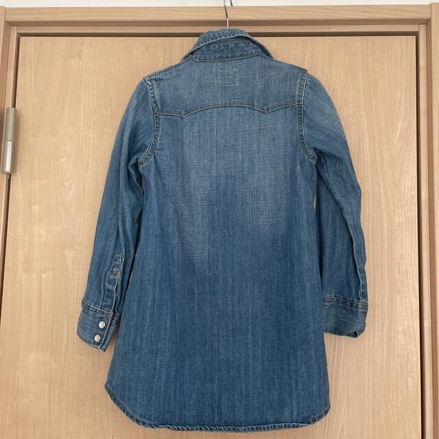 Lee(リー)のlee デニムワンピース　120 キッズ/ベビー/マタニティのキッズ服女の子用(90cm~)(ワンピース)の商品写真